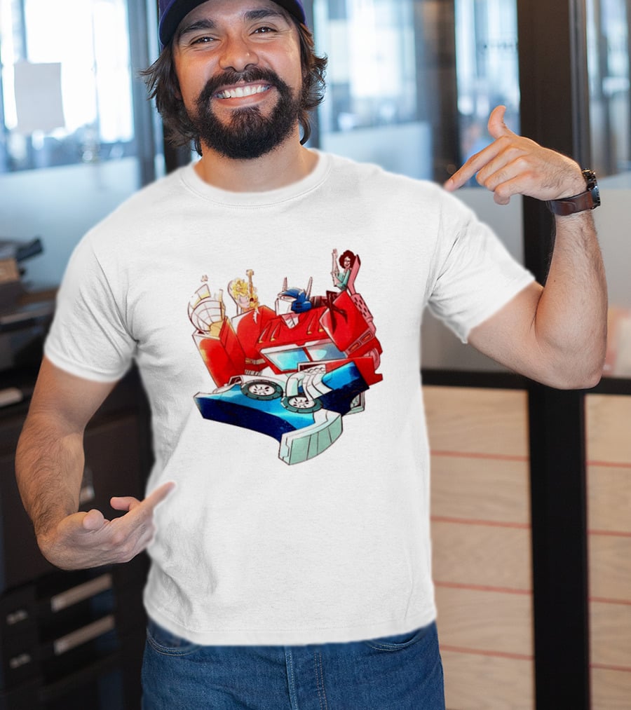 Dolly Parton Tim Curry Peter Cullen Optimus Prime T-Shirt