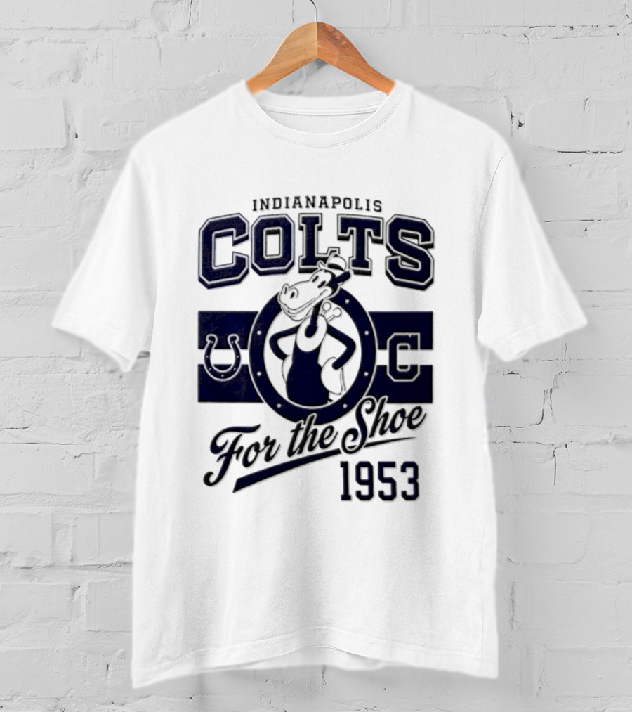 Indianapolis Colts Goofy 1953 For The Shoe T-Shirt