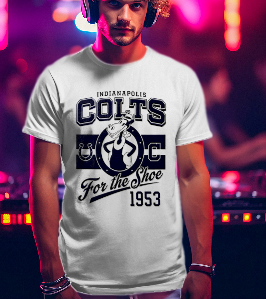 Indianapolis Colts Goofy 1953 For The Shoe T-Shirt