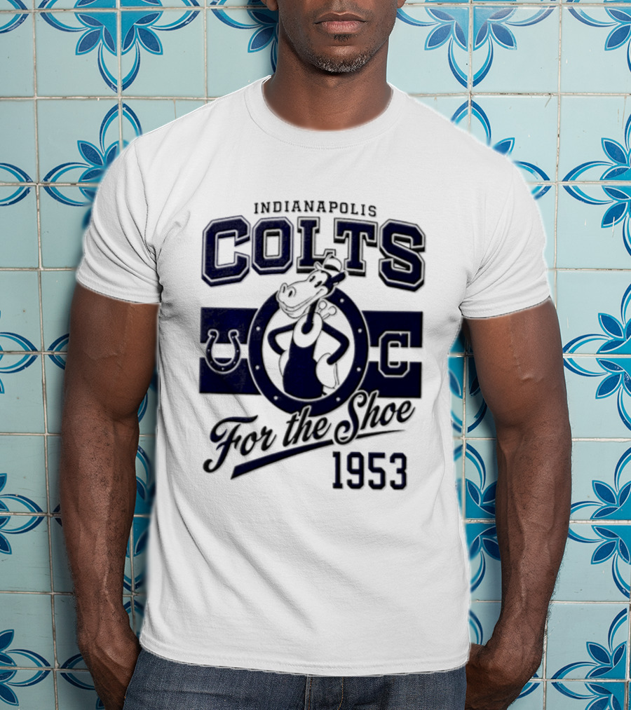 Indianapolis Colts Goofy 1953 For The Shoe T-Shirt