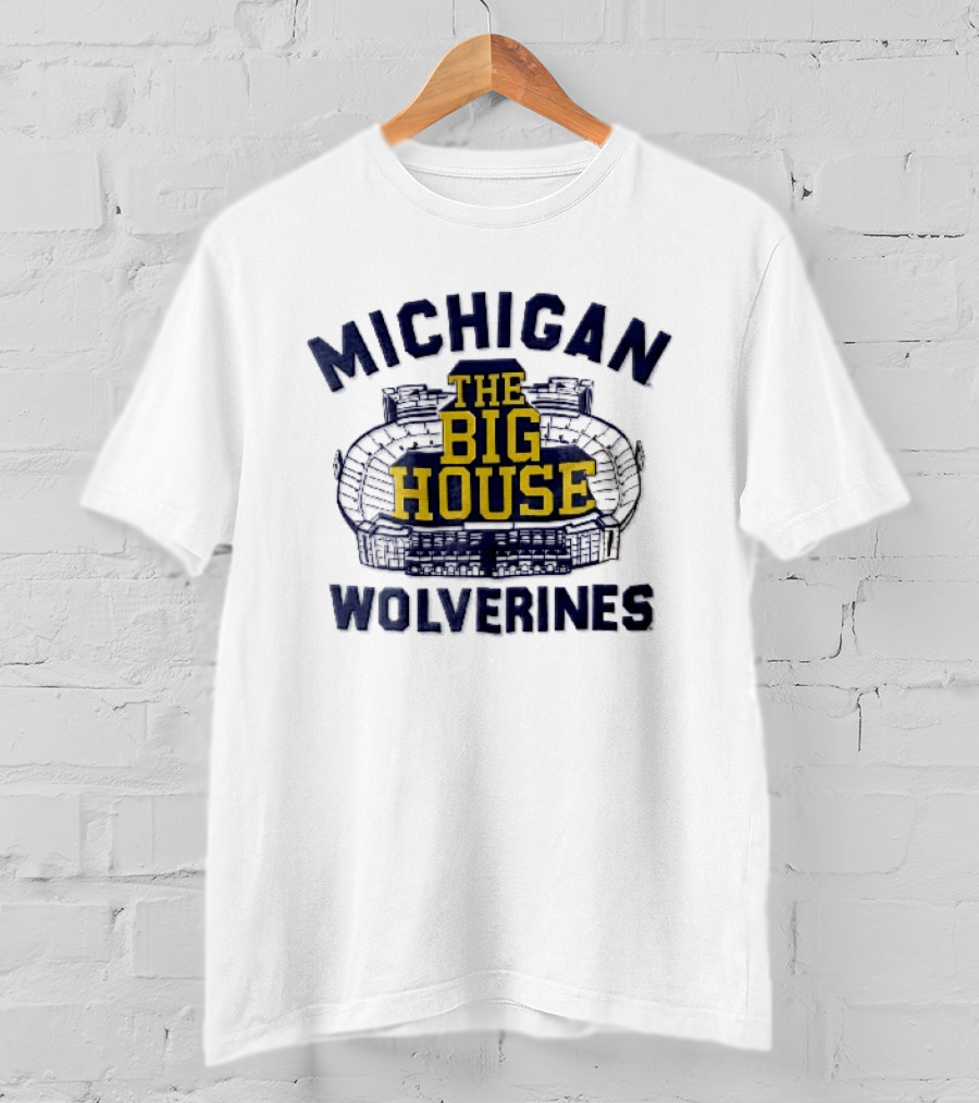 Michigan Wolverines The Big House Stadium T-Shirt