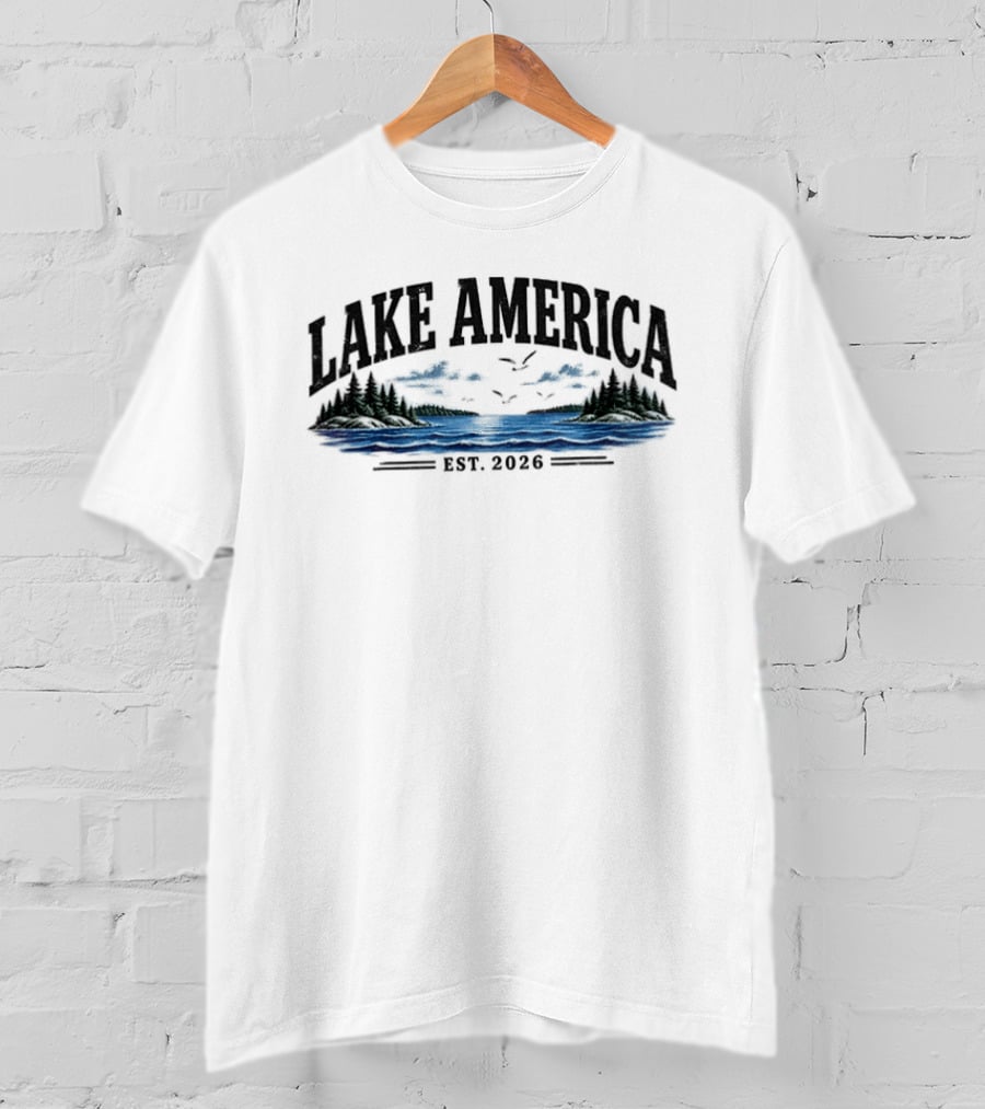 Lake America Est 2026 Lake Ontario Renamed Political Humor T-Shirt