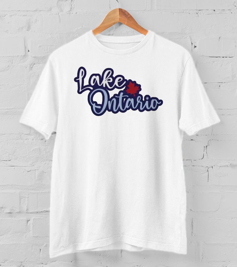 Lake Ontario Canada Maple Leaf T-Shirt