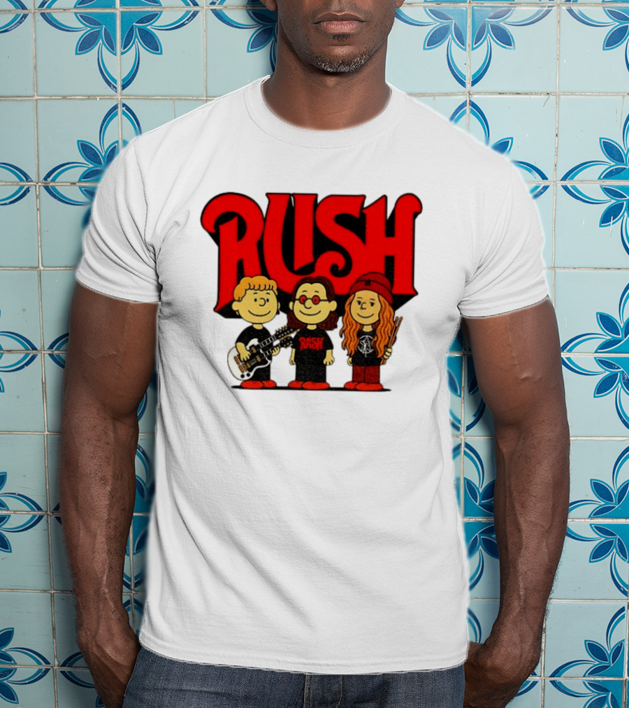 RUSH Band With Anika Nilles Classic Cartoon Characters T-Shirt