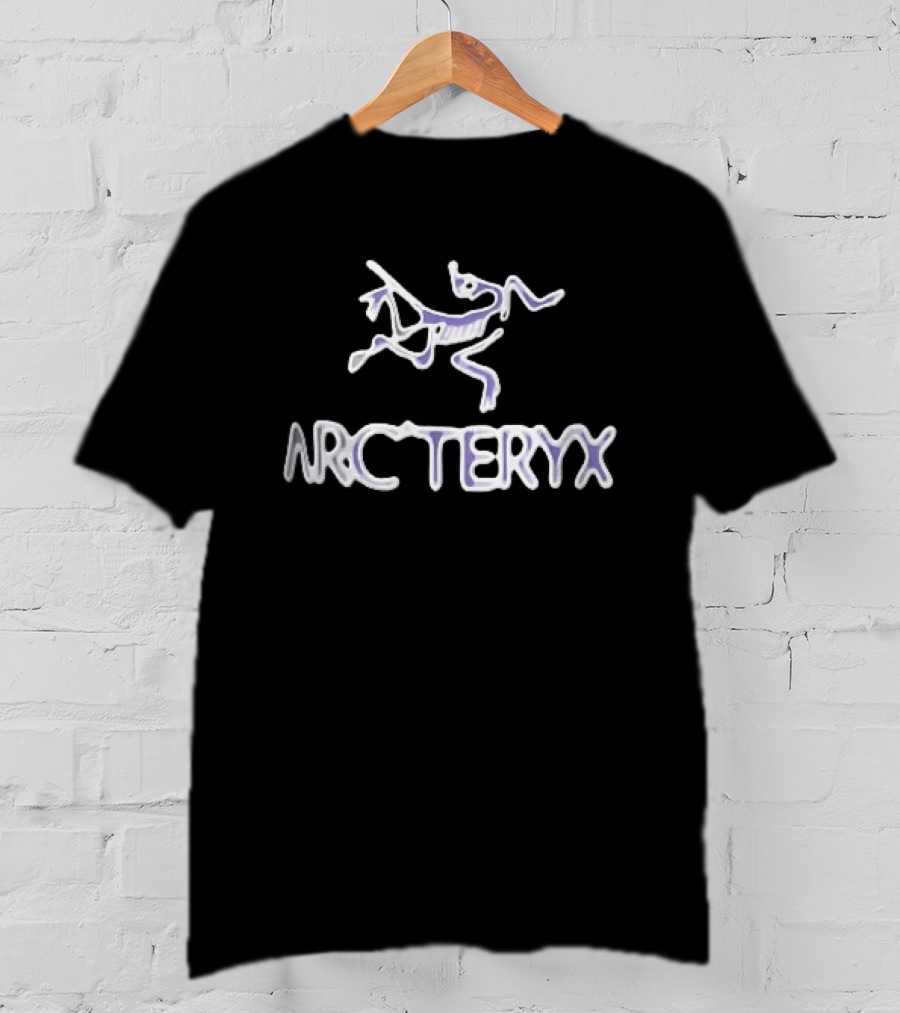 Arc'teryx Archaeopteryx Skeleton Purple White Liquid Distortion Y2K T-Shirt