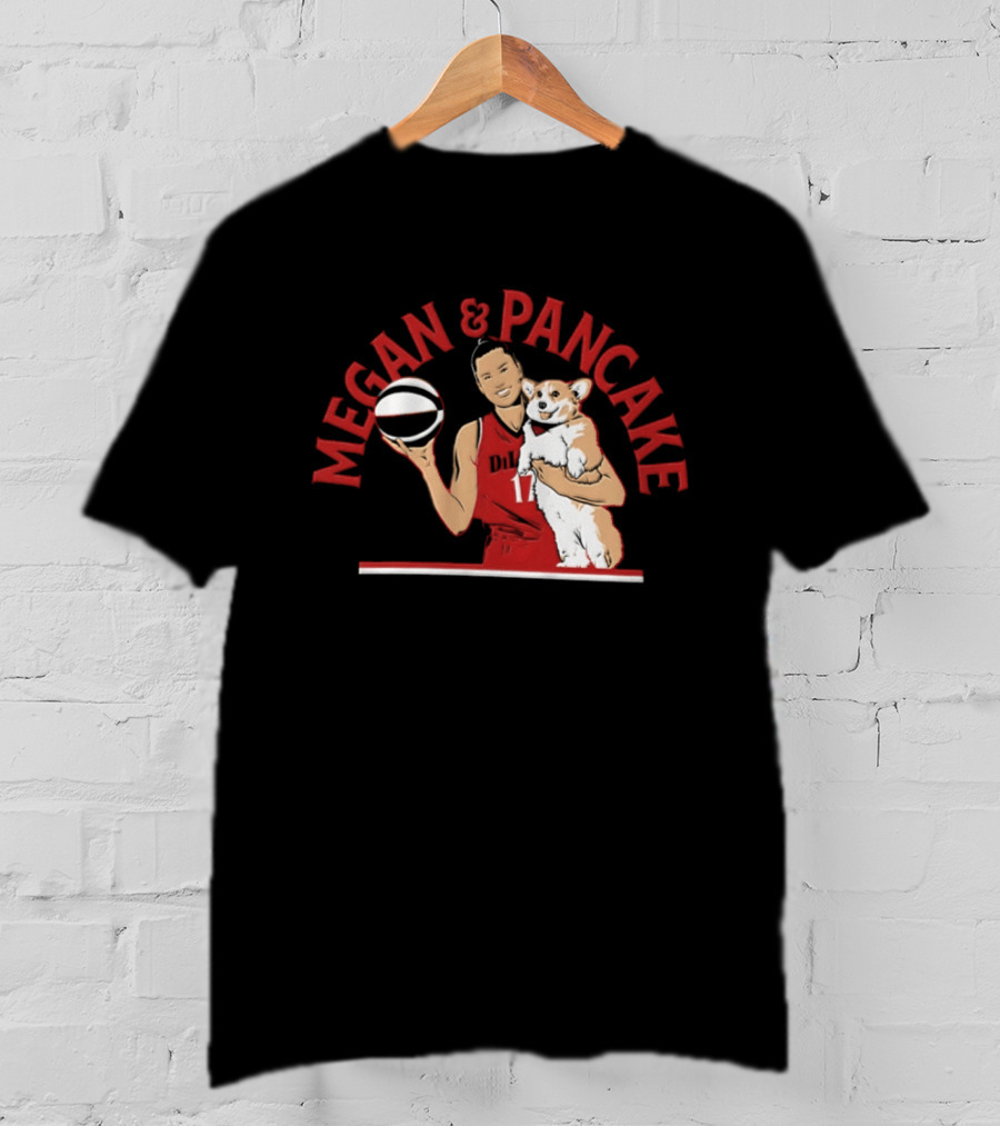 Megan & Pancake DiLeo Portland Player WNBA T-Shirt