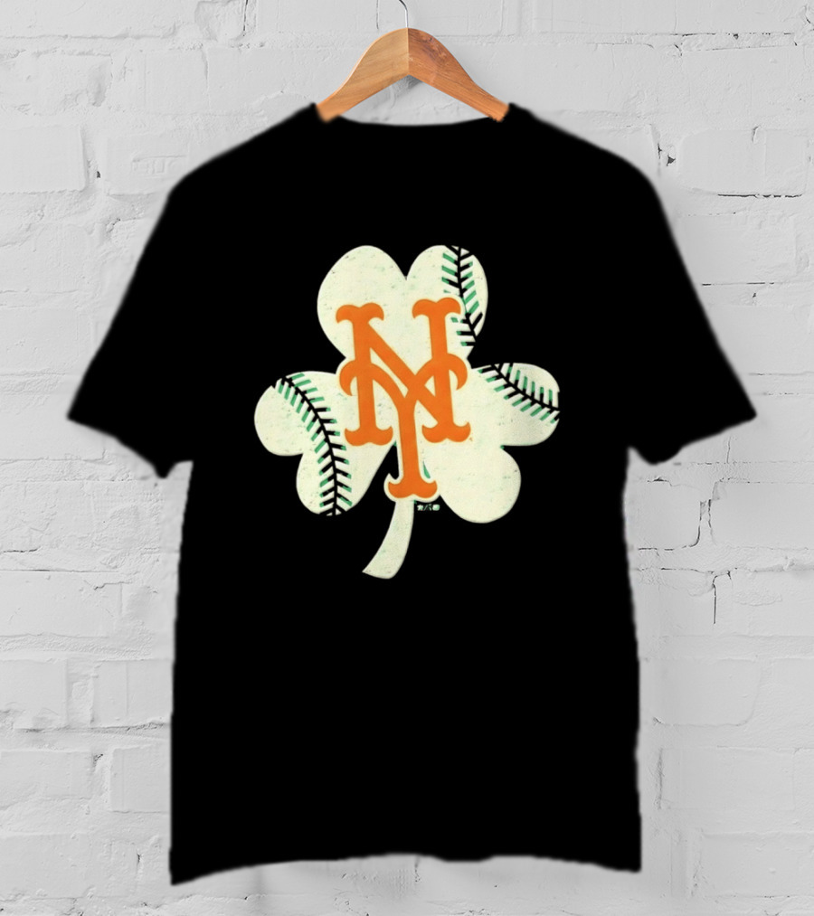 New York Mets Irish Shamrock Baseball 2026 T-Shirt