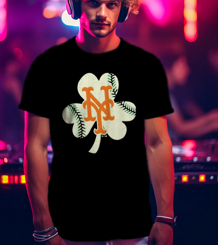 New York Mets Irish Shamrock Baseball 2026 T-Shirt