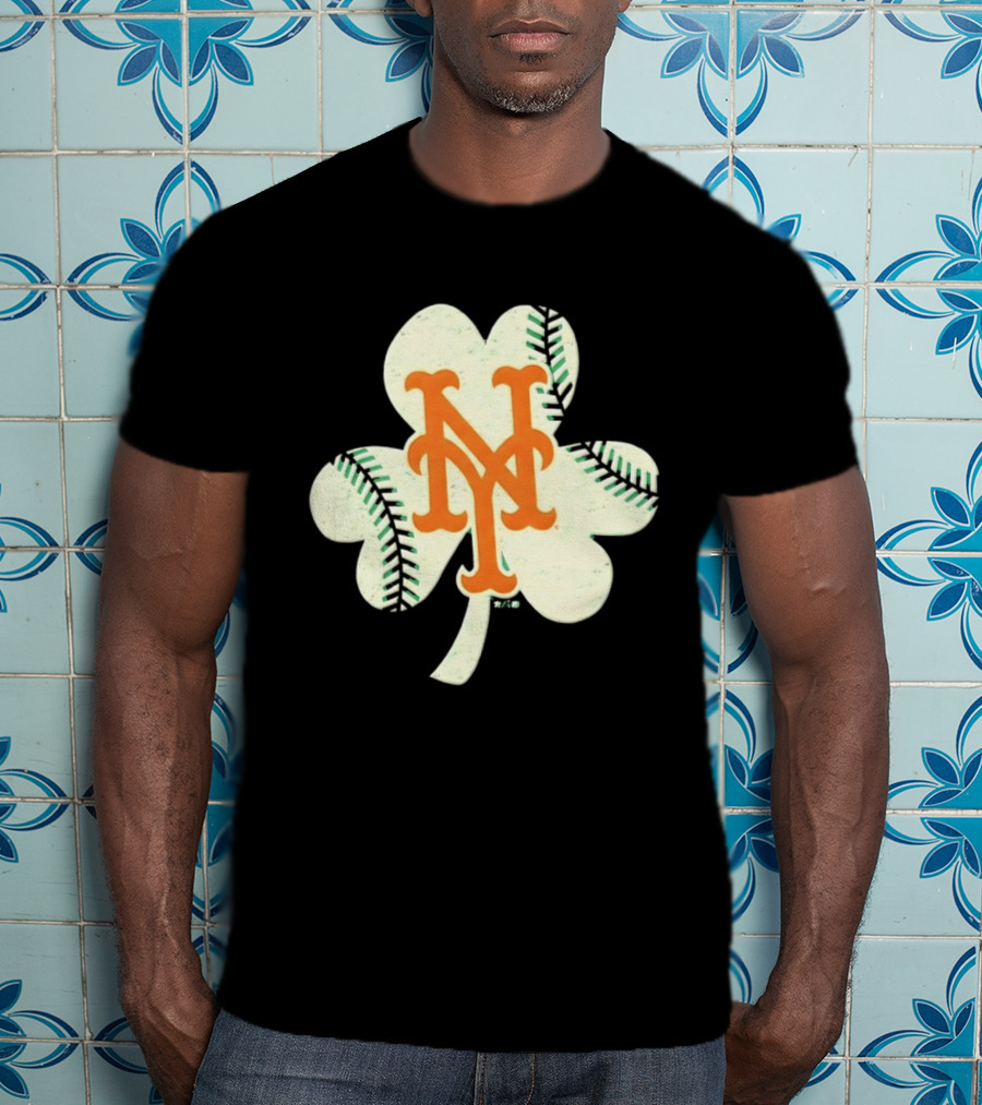 New York Mets Irish Shamrock Baseball 2026 T-Shirt