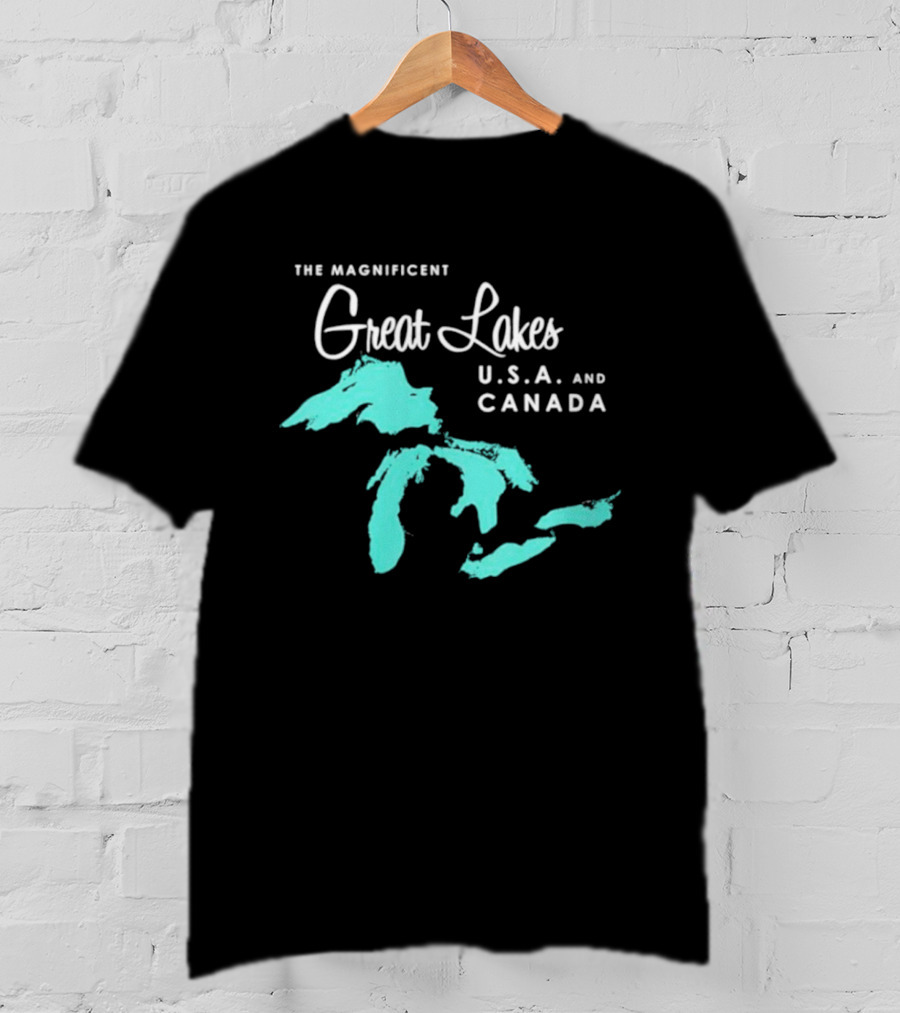 The Magnificent Great Lakes USA And Canada T-Shirt