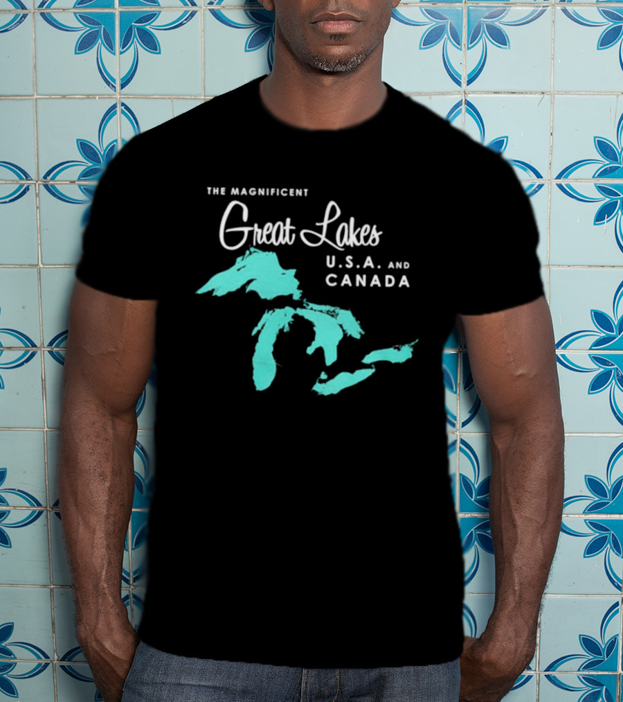 The Magnificent Great Lakes USA And Canada T-Shirt