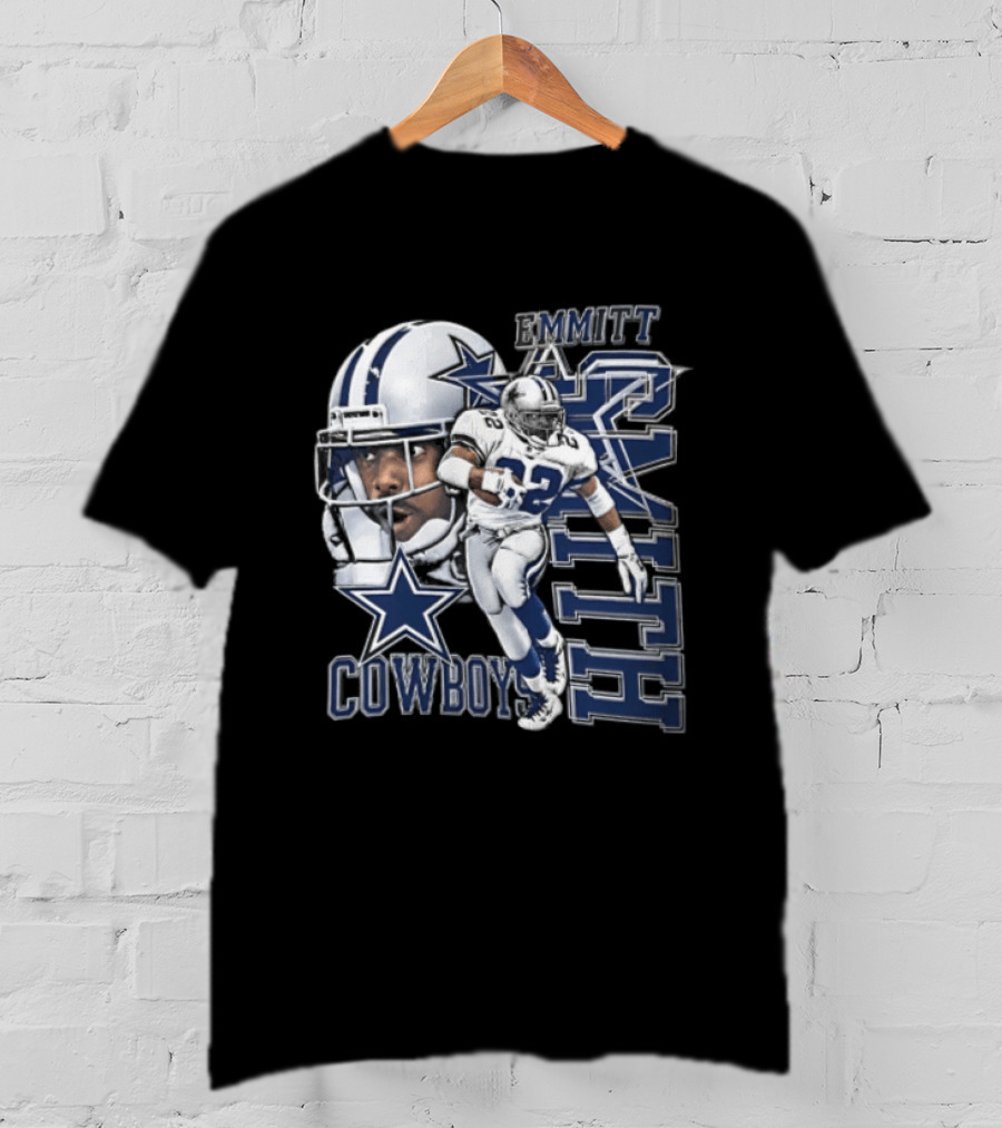 Cowboys Emmitt Smith 22 Iconic Football Legend T-Shirt