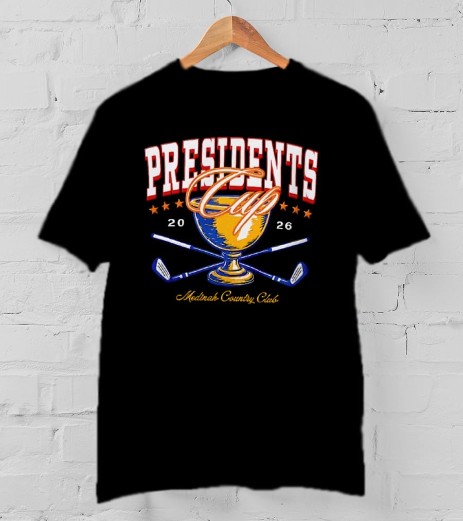 Presidents Cup 2026 Medinah Country Club Golf Trophy T-Shirt