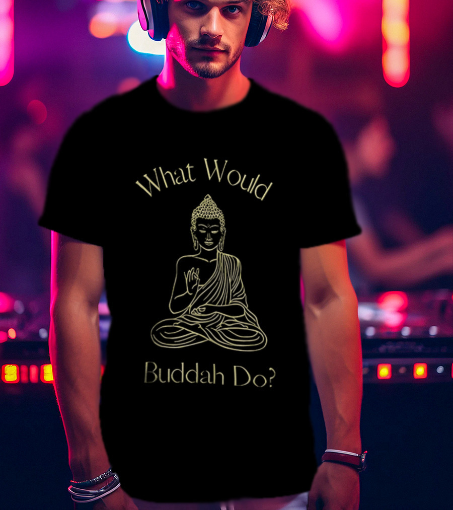 What Would Buddah Do Meditation Wisdom T-Shirt