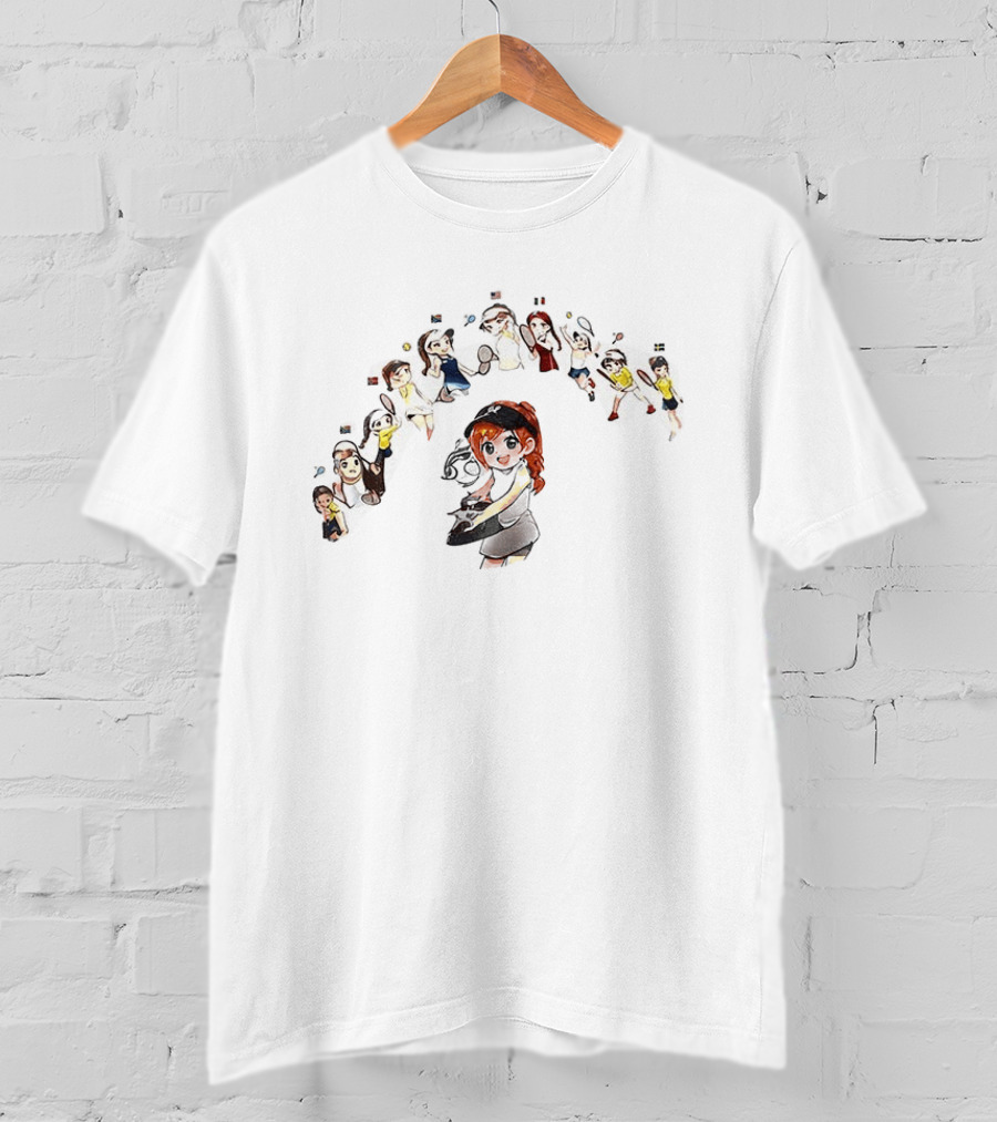 Elena Rybakina US Open Tennis Characters T-Shirt