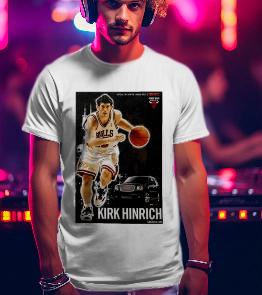 Kirk Hinrich Chicago Bulls GMC Basketball Action T-Shirt