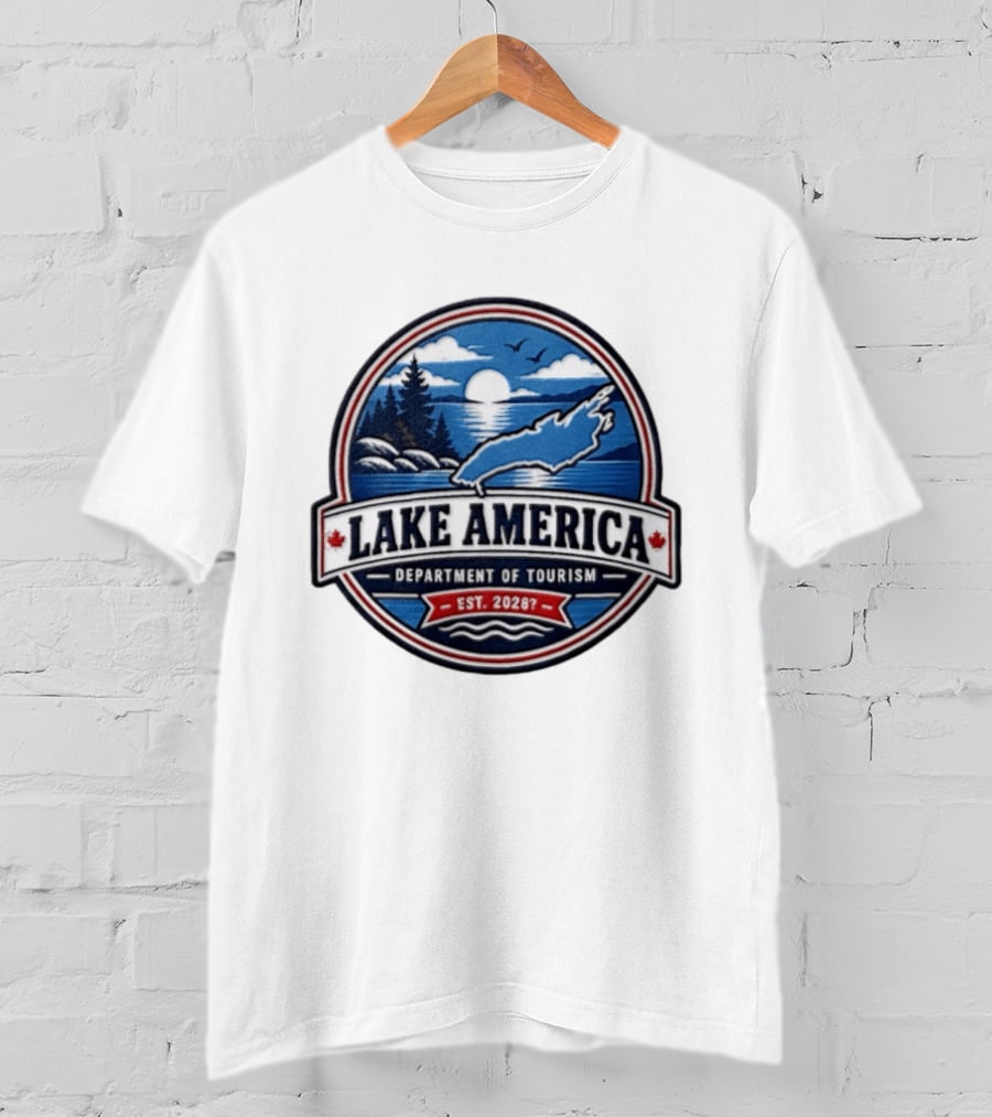 Lake America Department Of Tourism Est 20287 Nature Scenic T-Shirt