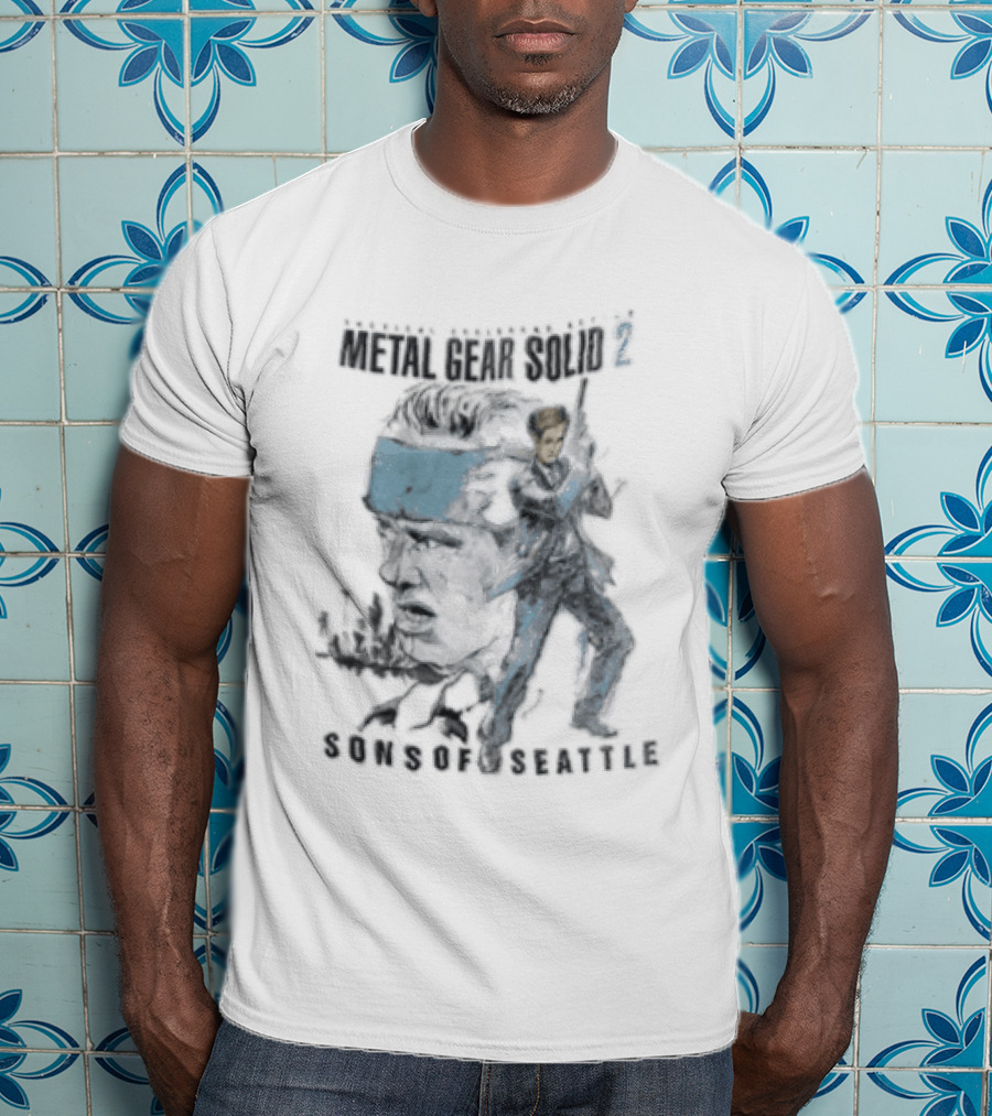 Metal Gear Solid 2 Tactical Espionage Action Sons Of Seattle Kelsey Grammer David Hyde Pierce T-Shirt