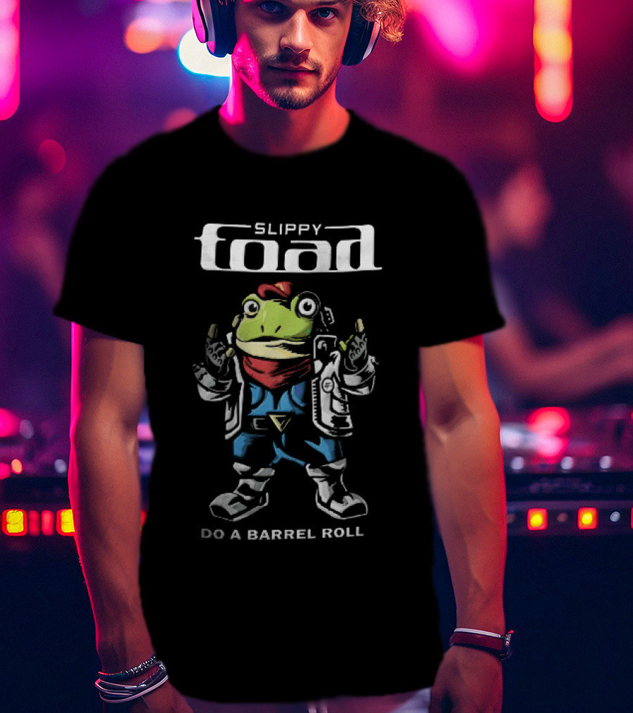Slippy Toad Do A Barrel Roll Amphibious Schism T-Shirt