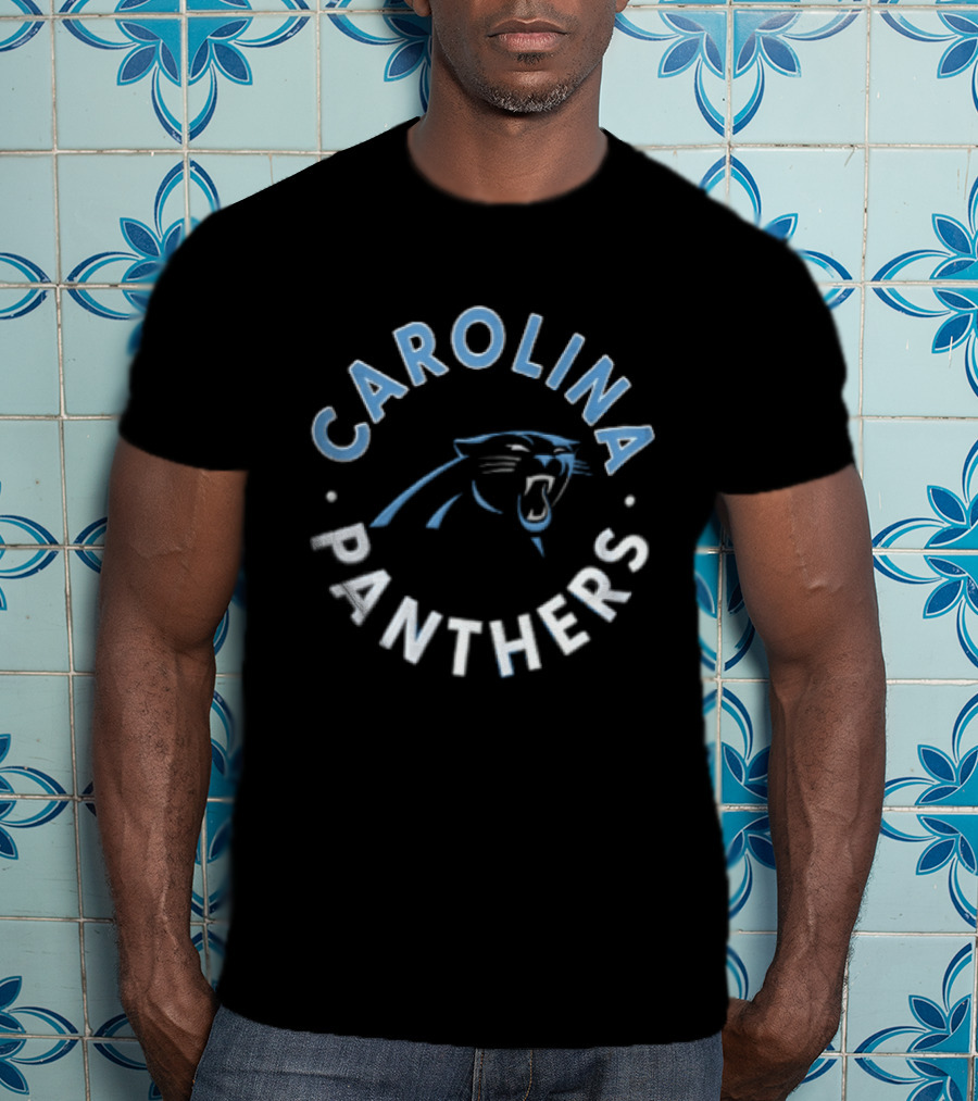 Carolina Panthers Team Spirit Feline T-Shirt