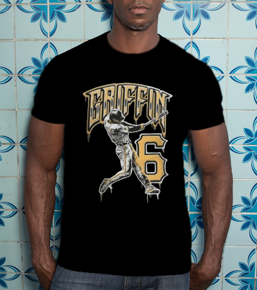 Konnor Griffin 6 Pittsburgh Pirates 2026 City Connect Baseball Player T-Shirt