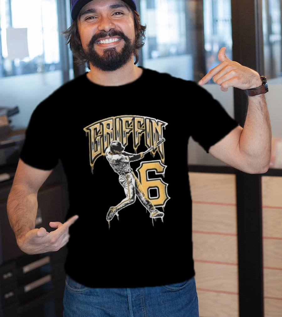 Konnor Griffin 6 Pittsburgh Pirates 2026 City Connect Baseball Player T-Shirt