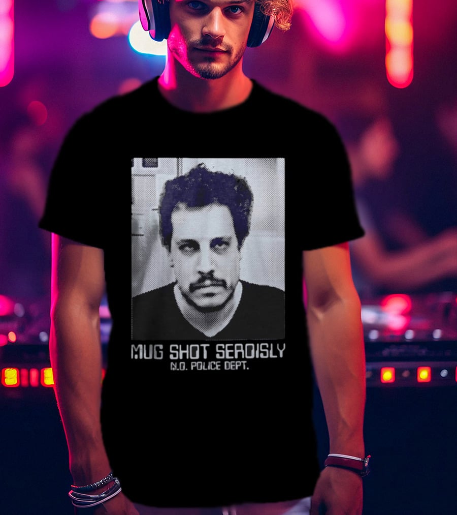 Shot Seriously N.O. Police Dept. Viral Pop Culture T-Shirt