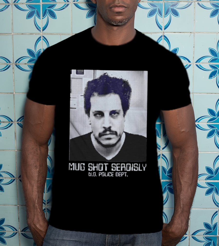 Shot Seriously N.O. Police Dept. Viral Pop Culture T-Shirt