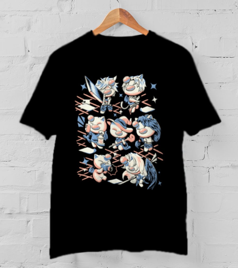 Final Fantasy Cosplay Contest Kupo Mog Moogle Characters T-Shirt
