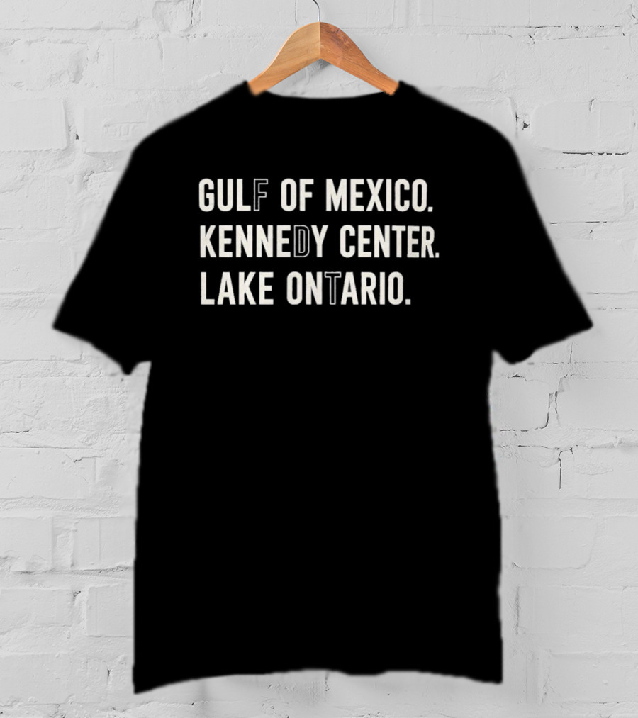 Gulf Of Mexico Kennedy Center Lake Ontario T-Shirt