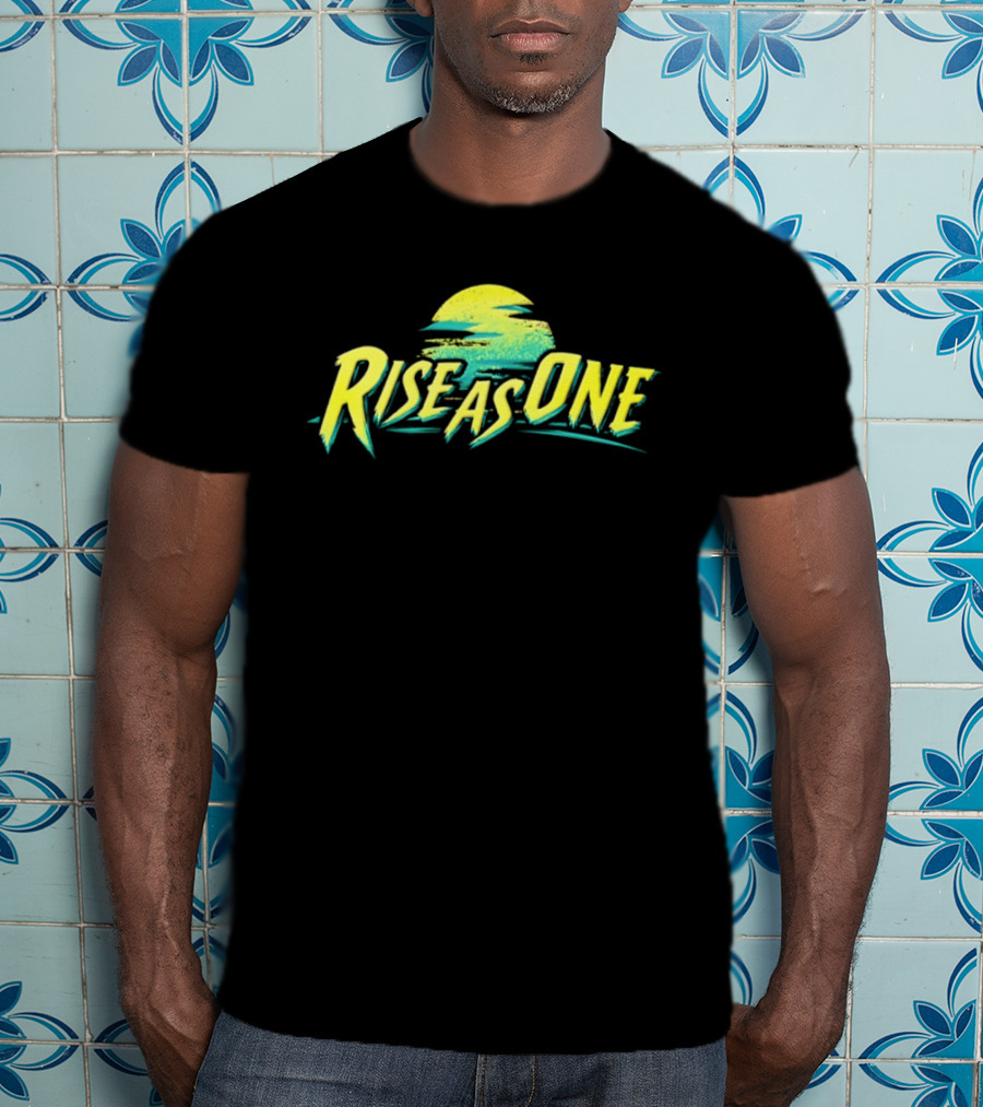 Nicholas Daley Carhartt WIP Rise As One Sun Wave Yellow Neon T-Shirt