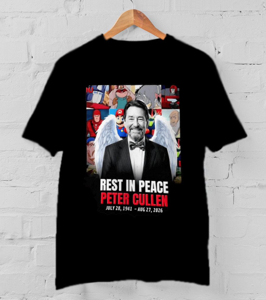 Rest In Peace Peter Cullen 1941 2026 Optimus Prime Mario Eeyore Memorial T-Shirt