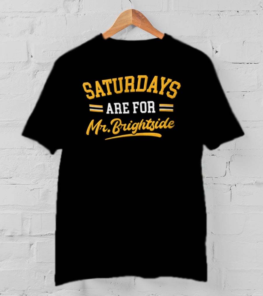 Saturdays Are For Mr. Brightside Lyrics Fun T-Shirt
