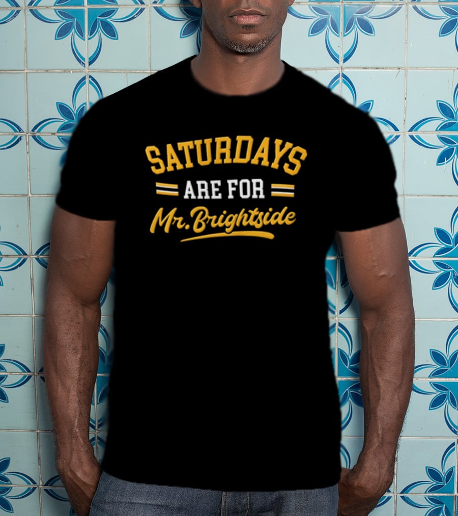 Saturdays Are For Mr. Brightside Lyrics Fun T-Shirt