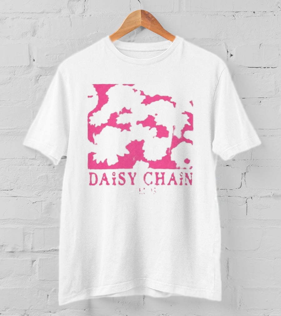 Olivia Rodrigo Daisy Chain Pink Distressed T-Shirt