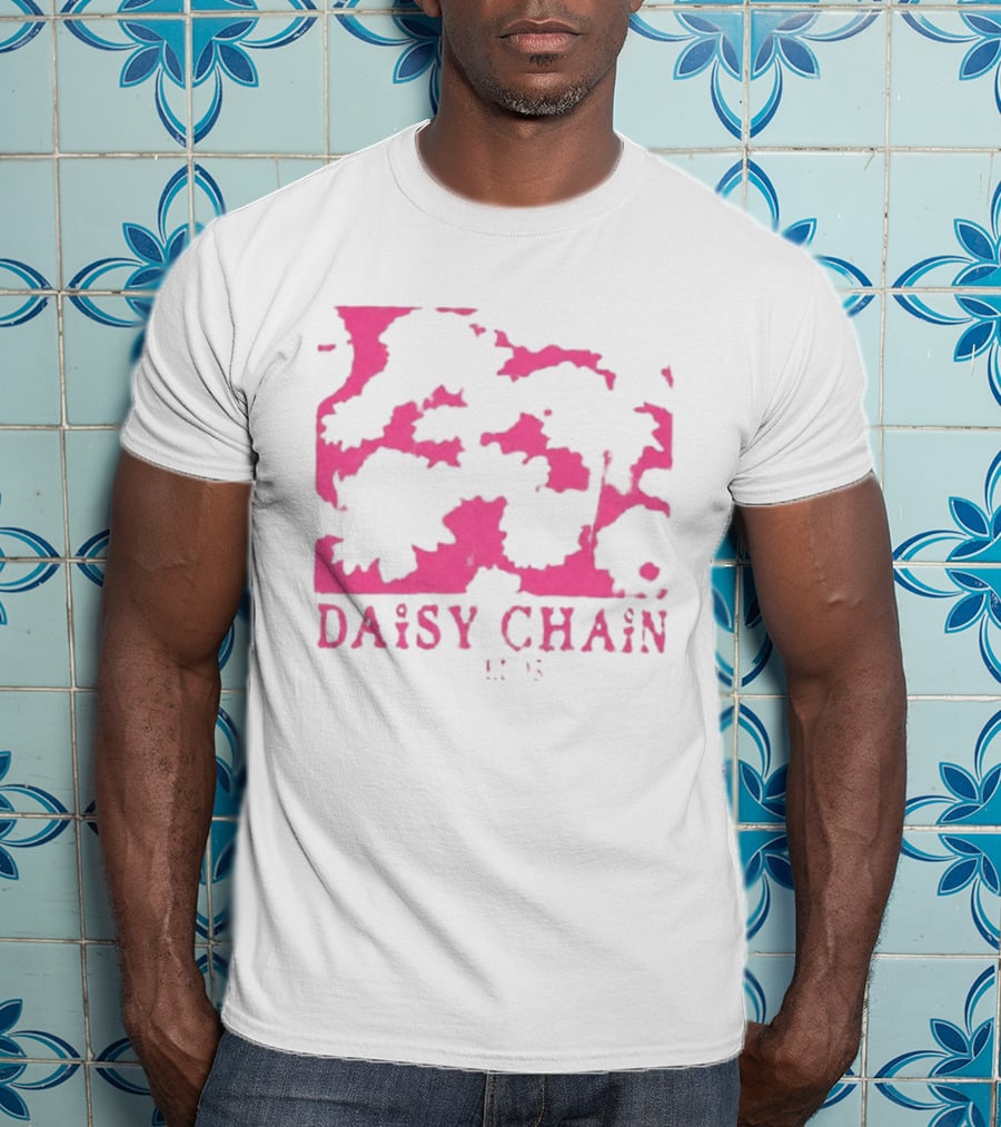 Olivia Rodrigo Daisy Chain Pink Distressed T-Shirt
