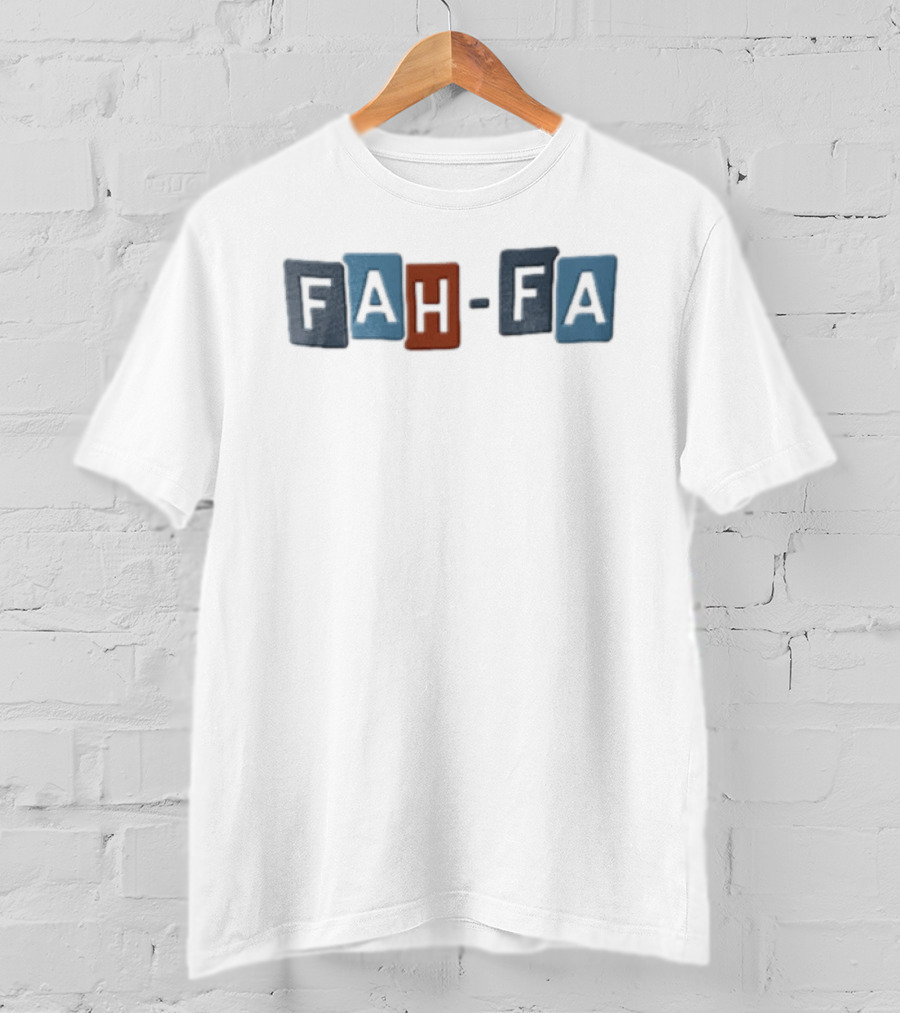 The Audacity Fah Fa Series Block Style Retro Tiles T-Shirt