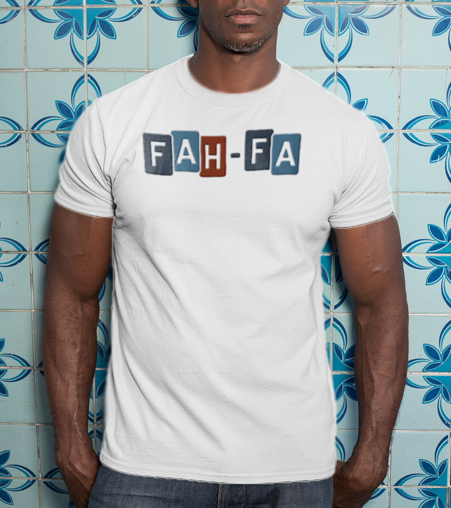 The Audacity Fah Fa Series Block Style Retro Tiles T-Shirt