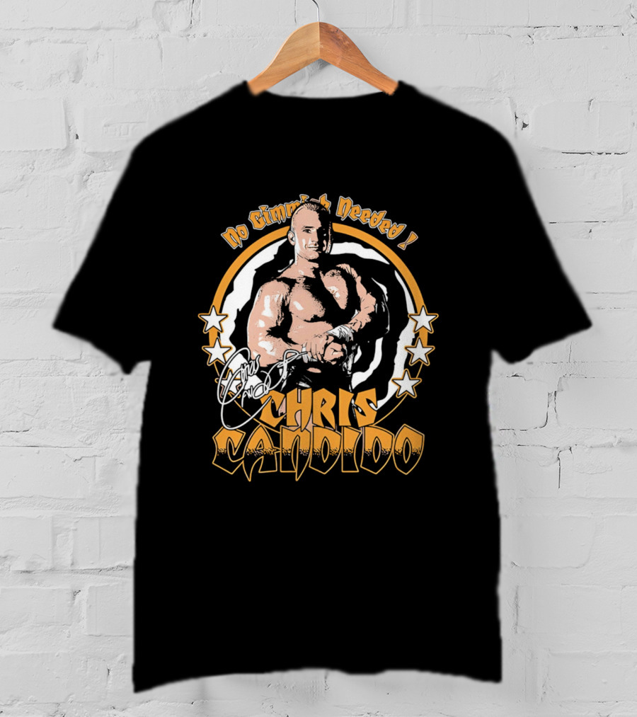 Chris Candido No Gimmicks Needed Stars Circle T-Shirt