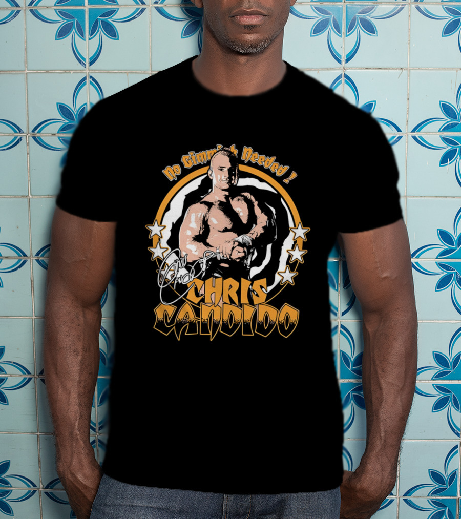 Chris Candido No Gimmicks Needed Stars Circle T-Shirt