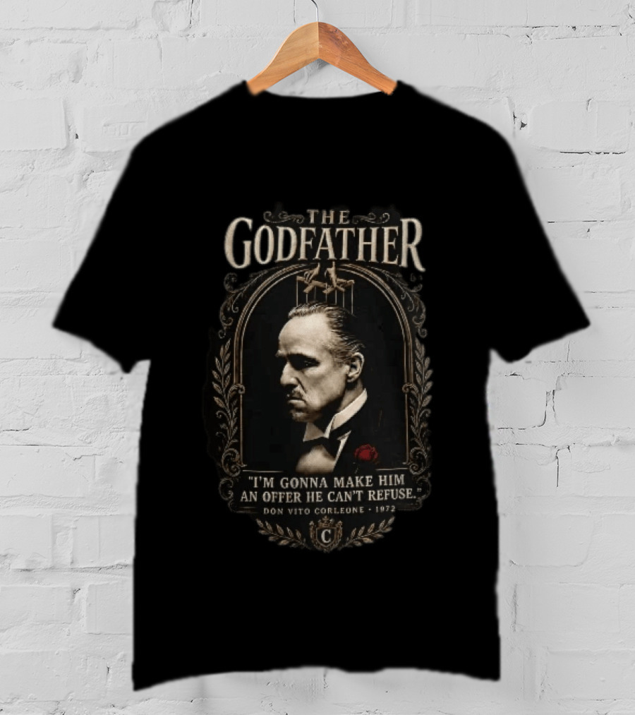 The Godfather I'm Gonna Make Him An Offer He Can't Refuse Don Vito Corleone 1972 T-Shirt