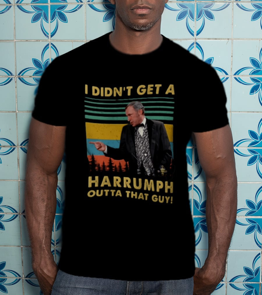 I Didn't Get A Harrumph Outta That Guy Mel Brooks William J Le Petomane Sunset Stripes Trees T-Shirt