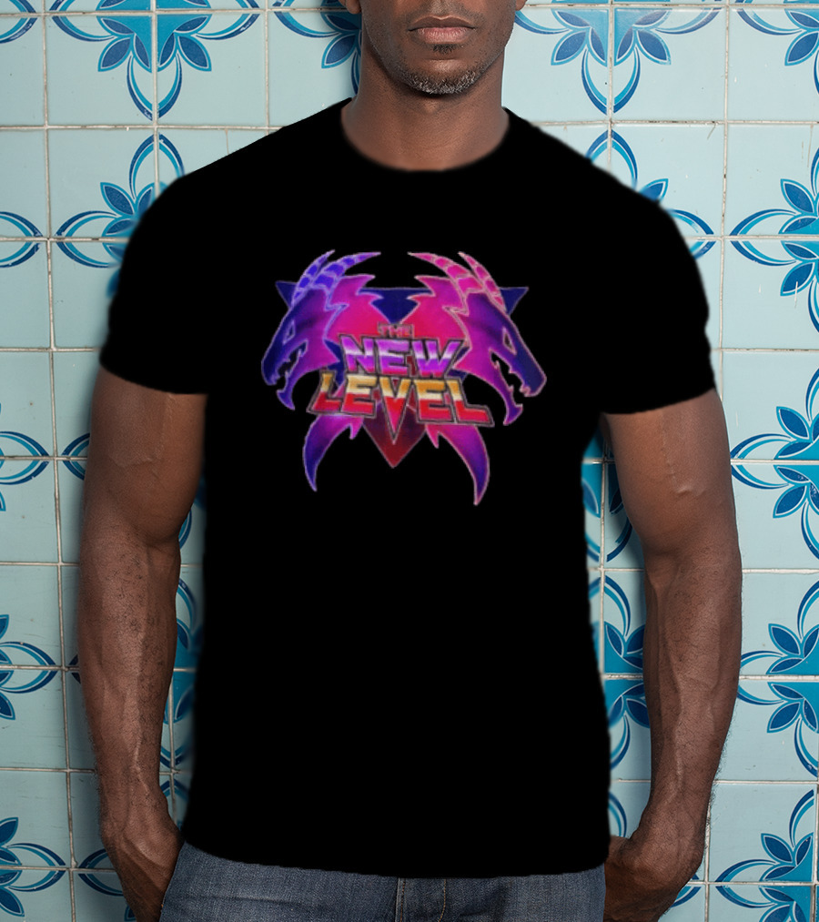 The New Level Dual Dragon Emblem Level Up T-Shirt