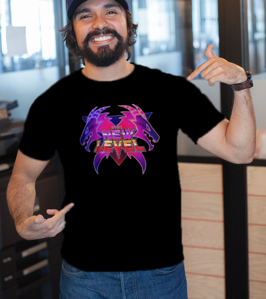 The New Level Dual Dragon Emblem Level Up T-Shirt