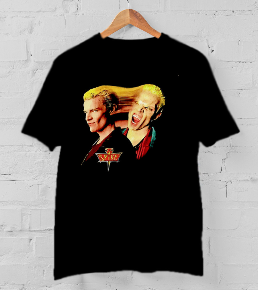 Spike Buffy The Vampire Slayer Movie Iconic Blond Vampire Characterística T-Shirt