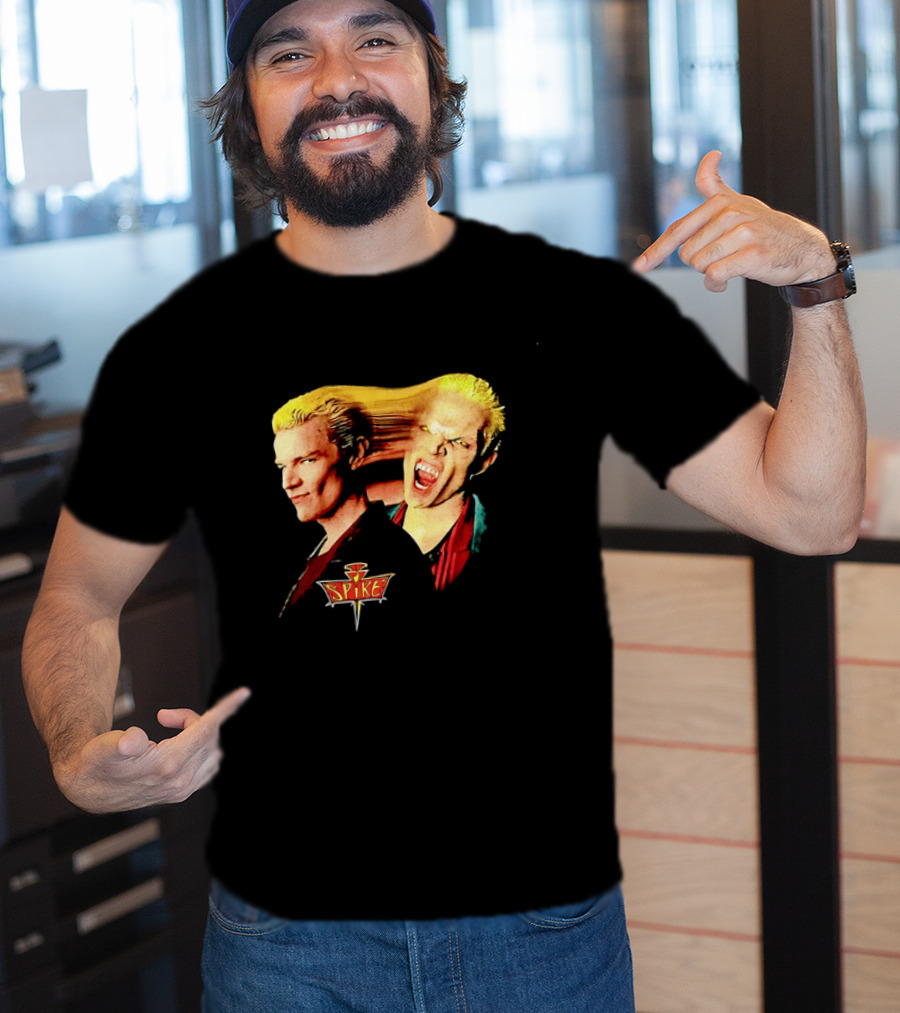 Spike Buffy The Vampire Slayer Movie Iconic Blond Vampire Characterística T-Shirt