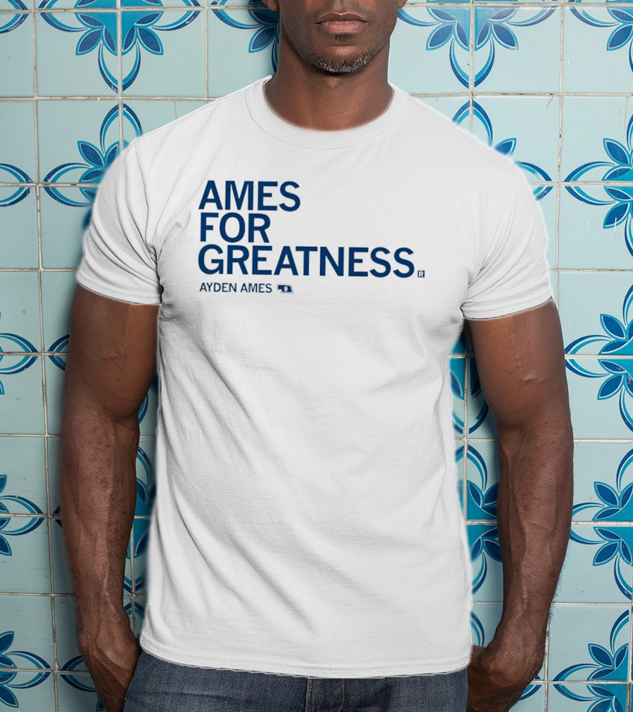 Ames For Greatness Ayden Ames Creighton Bluejays Number 9 T-Shirt