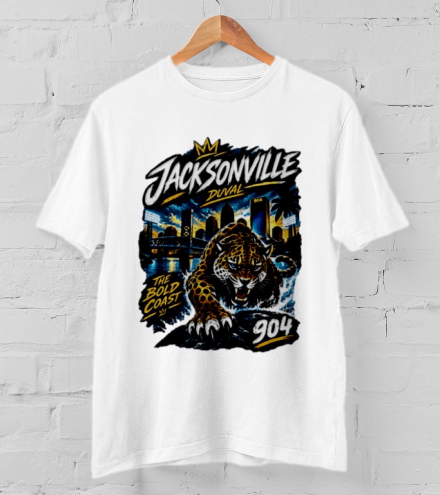 Jacksonville Duval 904 The Bold Coast T-Shirt