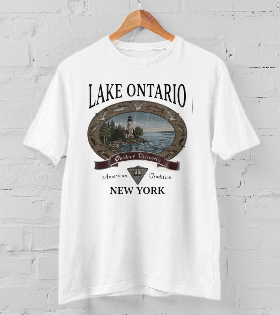 Lake Ontario Outdoor Discovery American Tradition New York T-Shirt