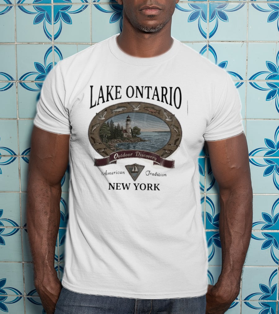 Lake Ontario Outdoor Discovery American Tradition New York T-Shirt